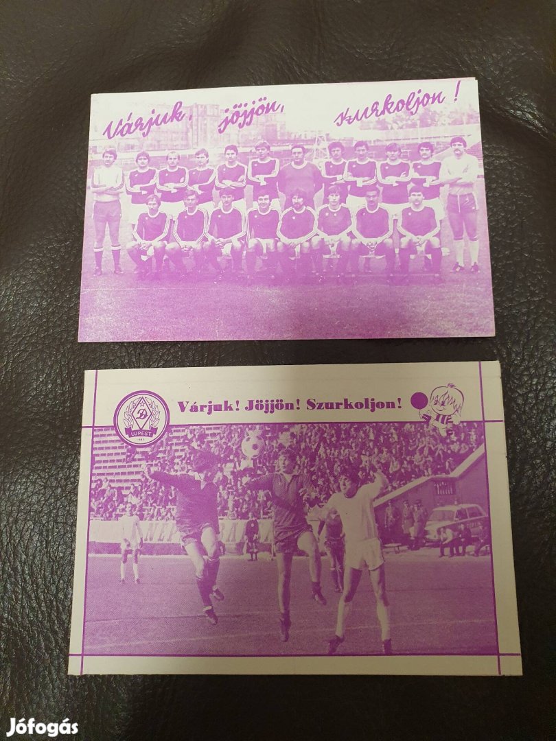 Újpest UTE labdarúgó foci bajnoki naptár 1980 1984