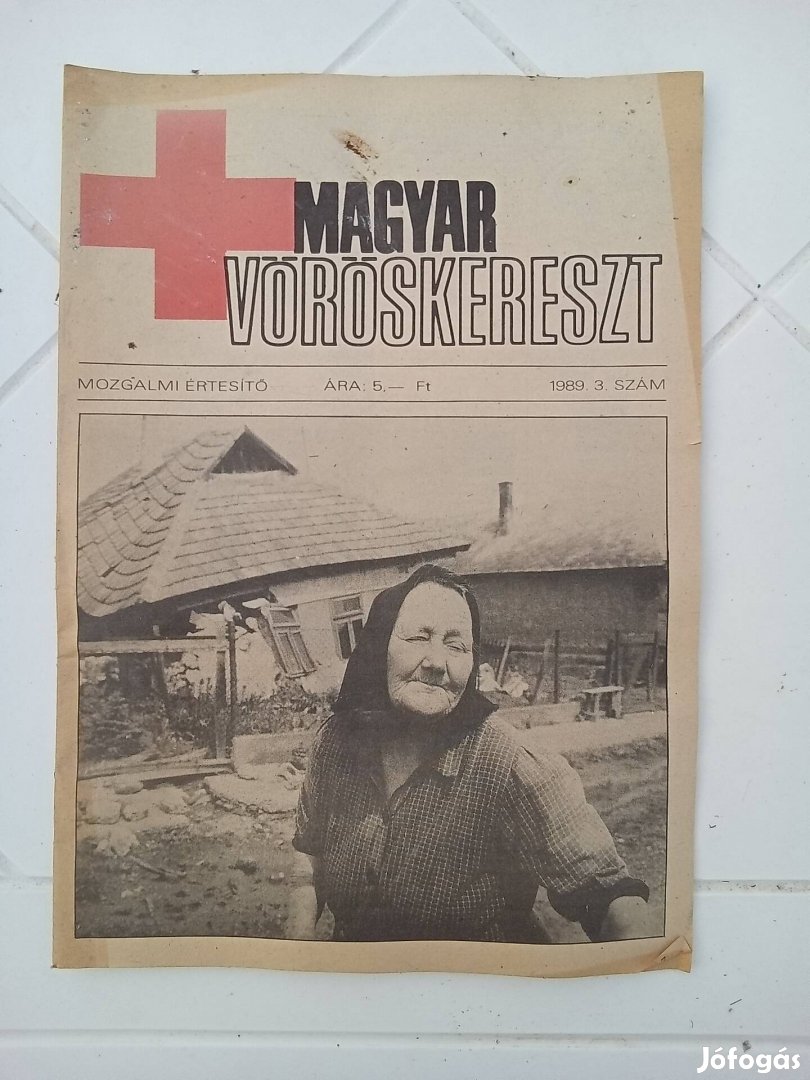 Újság,  magyar vöröskereszt, 1989