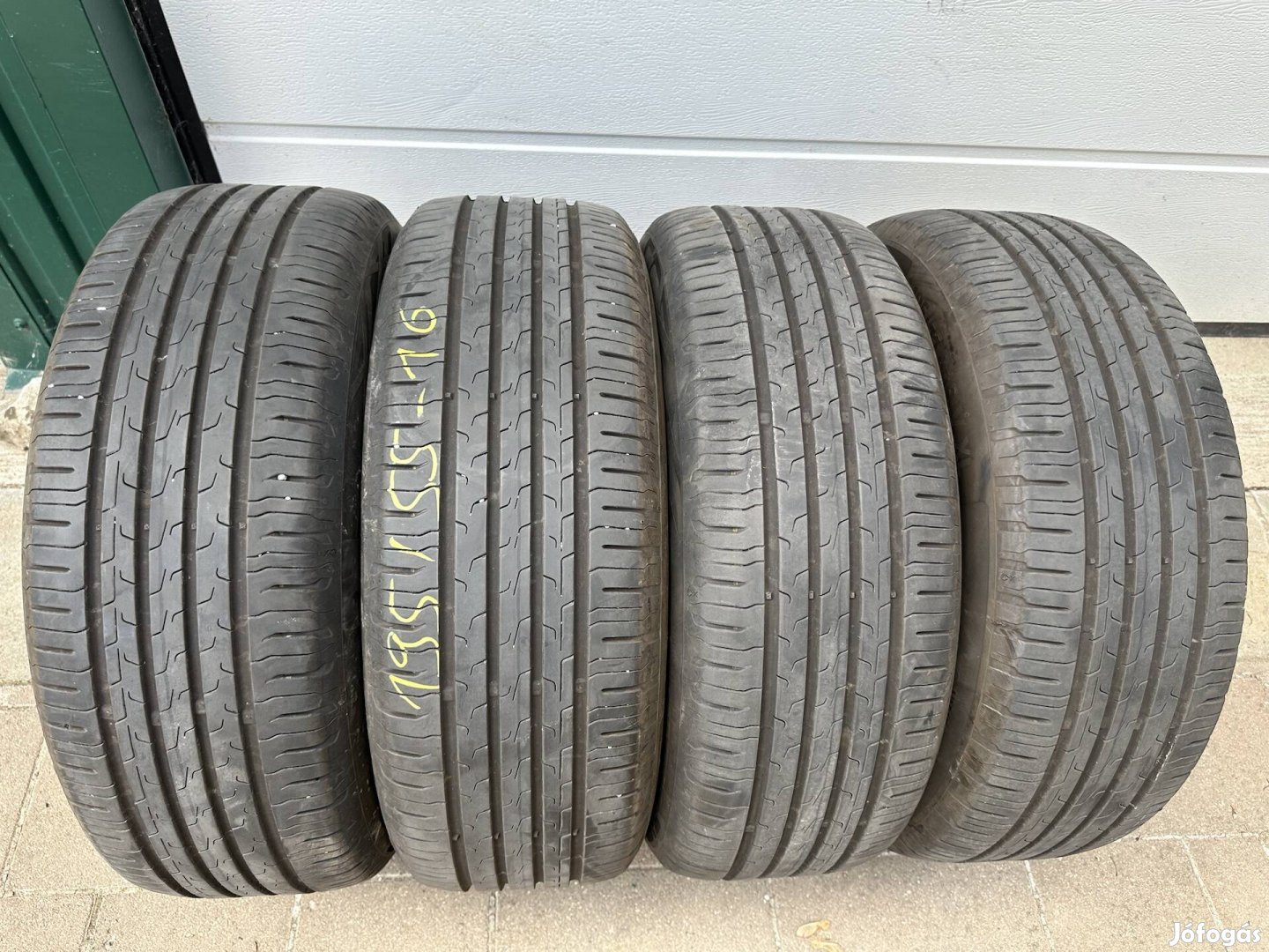 Újszerű 195/55 R16 91V Continental Ecocontact6 nyári gumi eladó!