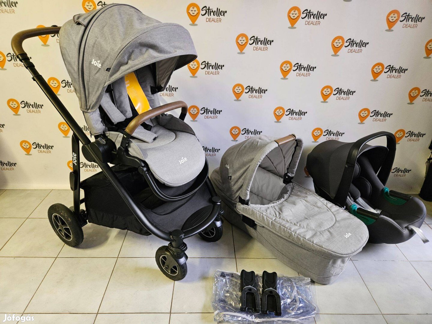 Újszerű 3in1 Joie Versatrax babakocsi Britax hordozóval