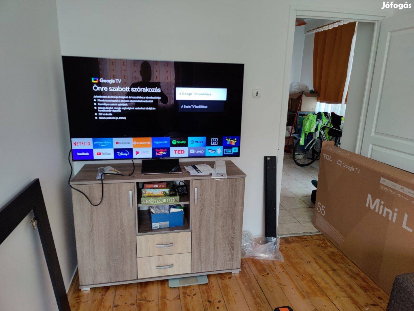 Újszerű 55" TCL 55C835 Qled