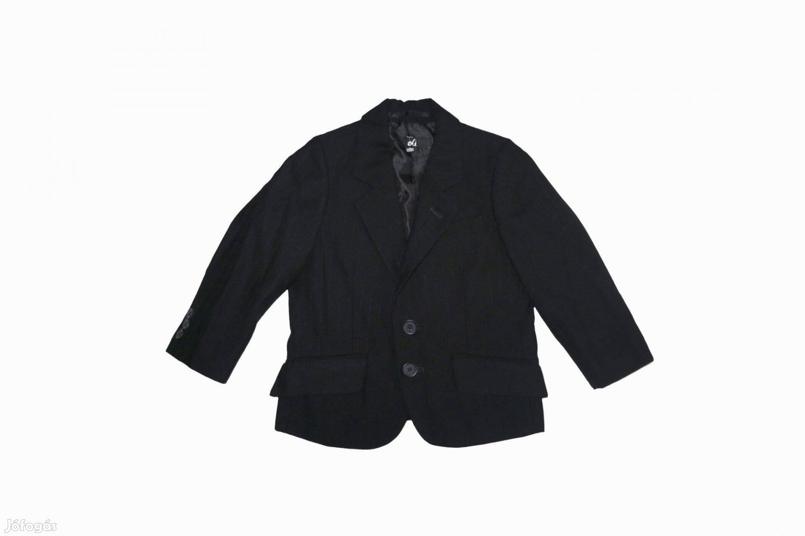 Újszerű 92-es klasszikus fekete öltöny zakó 92 fiú alkalmi ruha