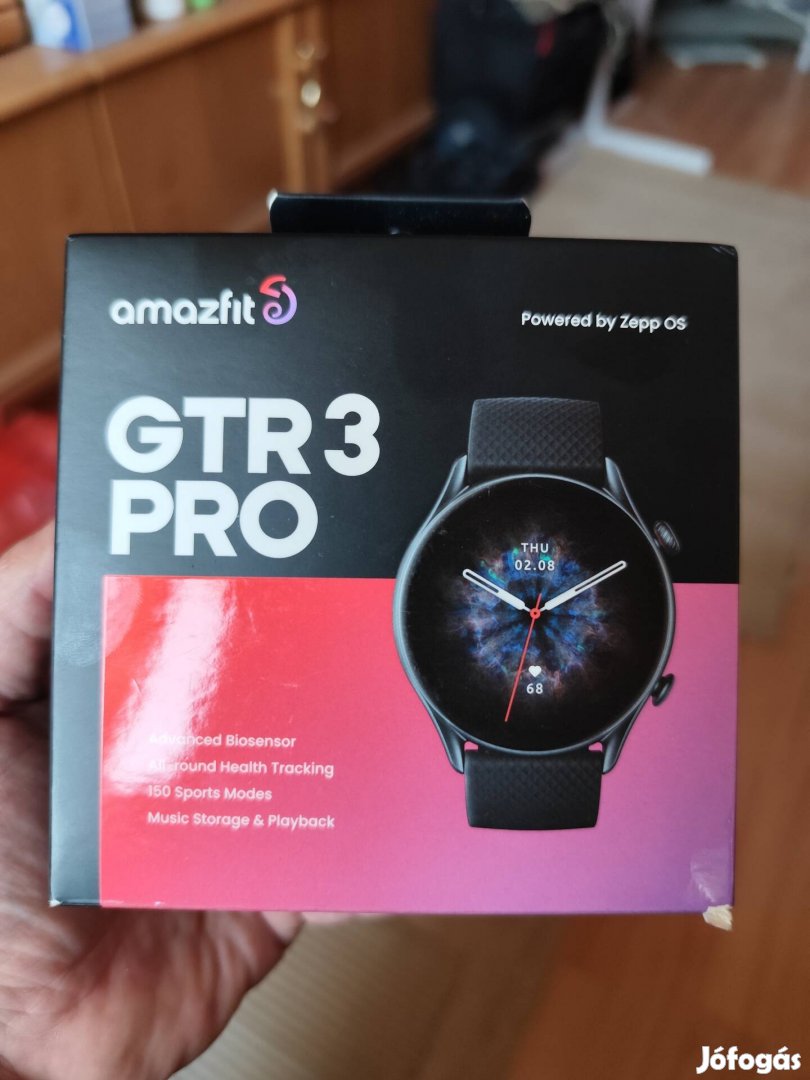 Újszerű Amazfit GTR 3 Pro okosóra fekete eladó