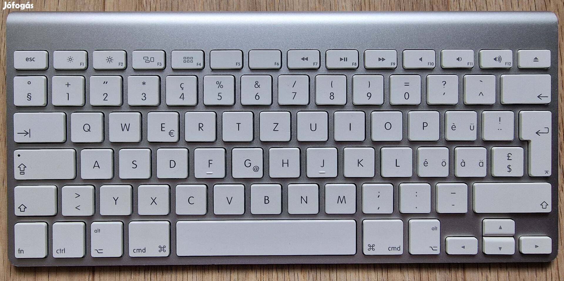 Újszerű Apple Magic Keyboard A1314 Bluetooth kábel nélküli Billentyűze