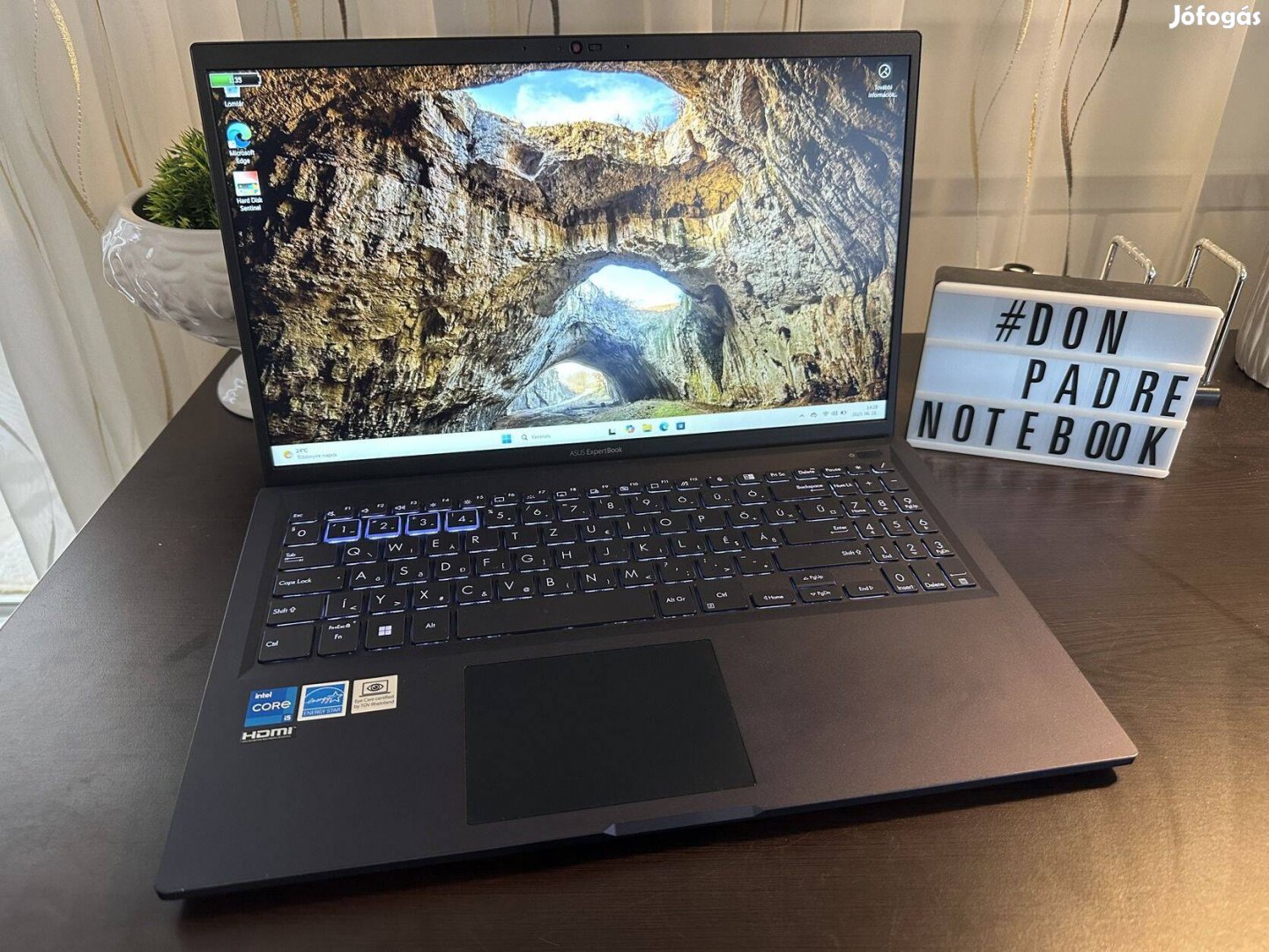 Újszerű Asus Expertbook B1 B1500 - 15.6" Fullhd IPS - i5-1235U - 16GB