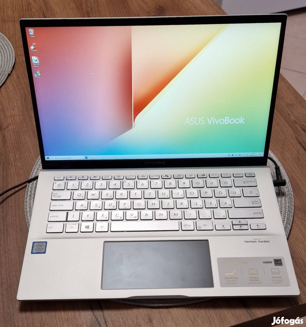 Újszerű Asus Vivobook S14 S432F, Screenpad-os noti eladó!