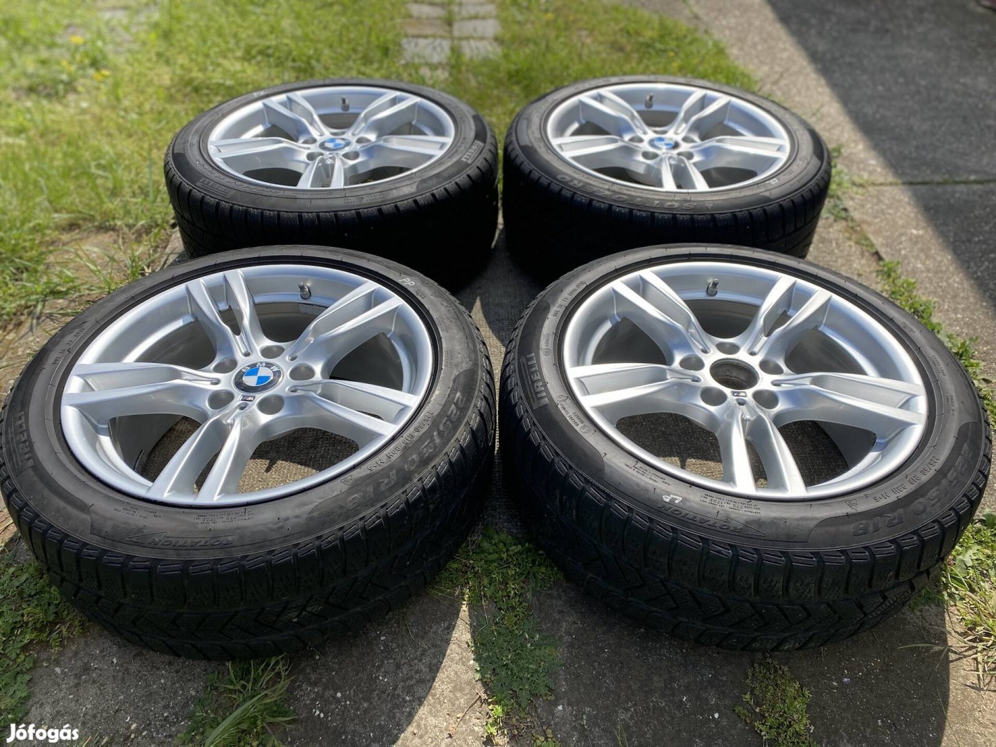 Újszerű BMW 3 GT gyári kér széles alufelni szett 5x120