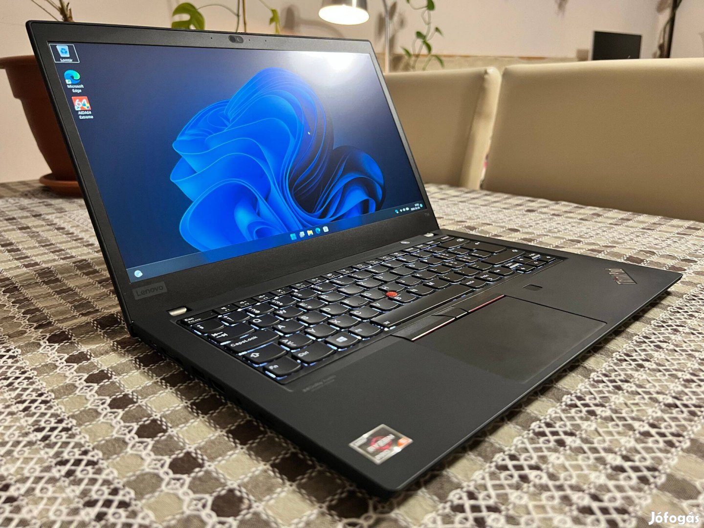 Újszerű Bivaly erős Lenovo T14 gen2 6mag/12szál; 32Gb DDR4; 512Gb SSD