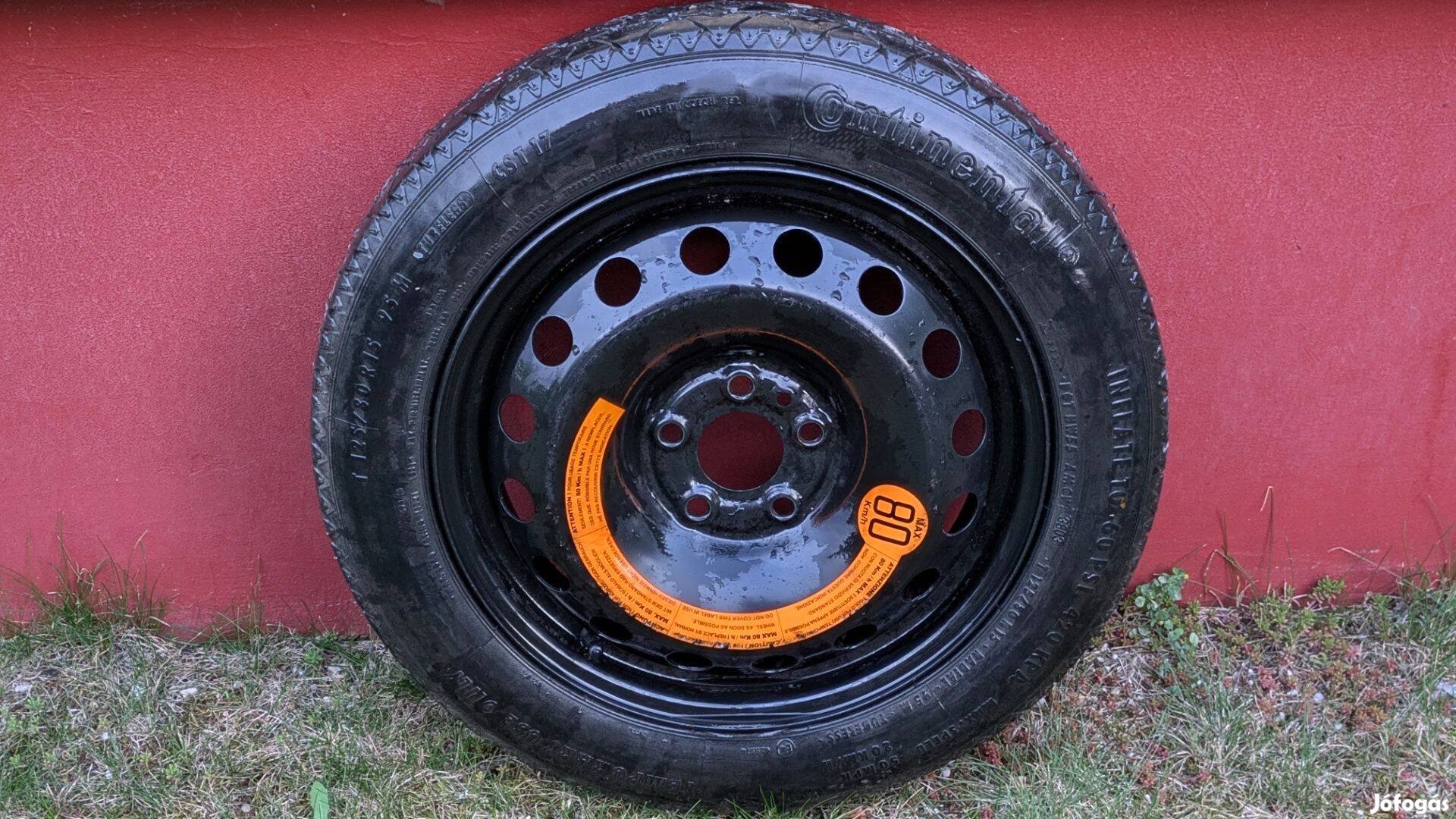 Újszerű Continental mankókerék 125/80 R15 95M pótkerék defekt esetén