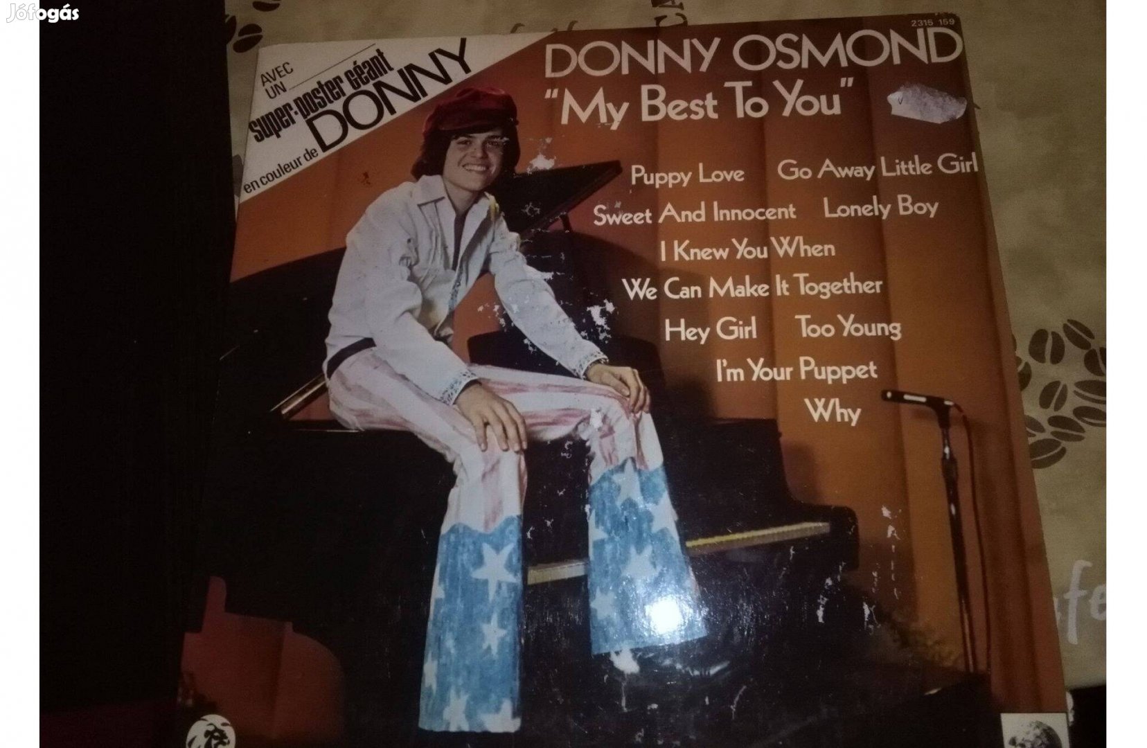 Újszerű Donny Osmond bakelit hanglemez eladó