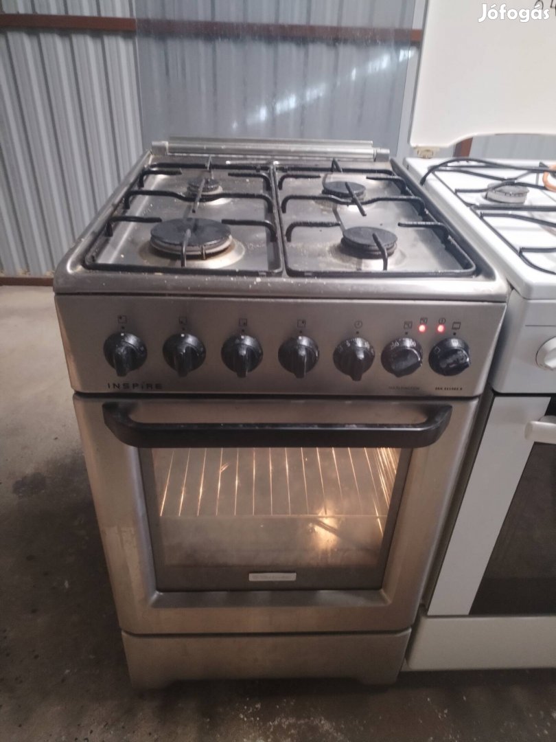 Újszerű Electrolux inox kombinált gáztűzhely eladó akár