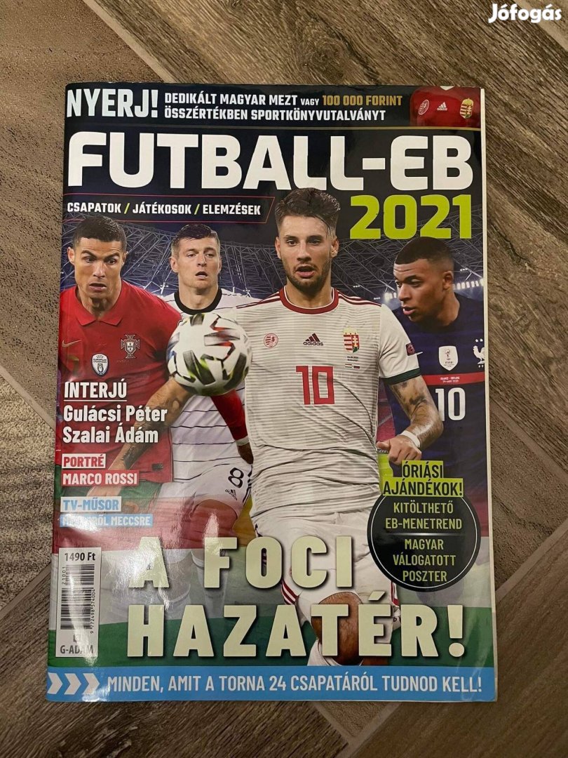 Újszerű Futball EB 2021 Euro 2020 Újság