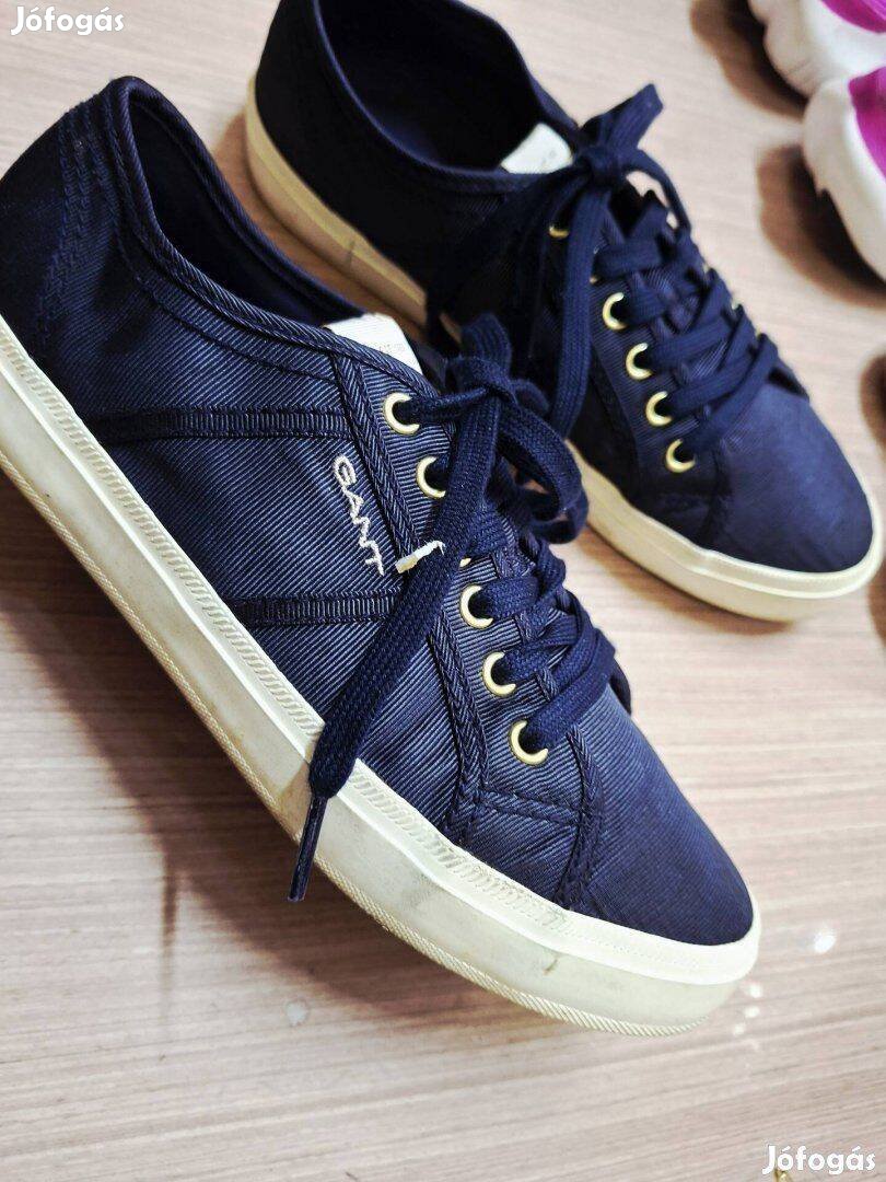 Újszerű Gant 38-as kék női tavaszi felcipő