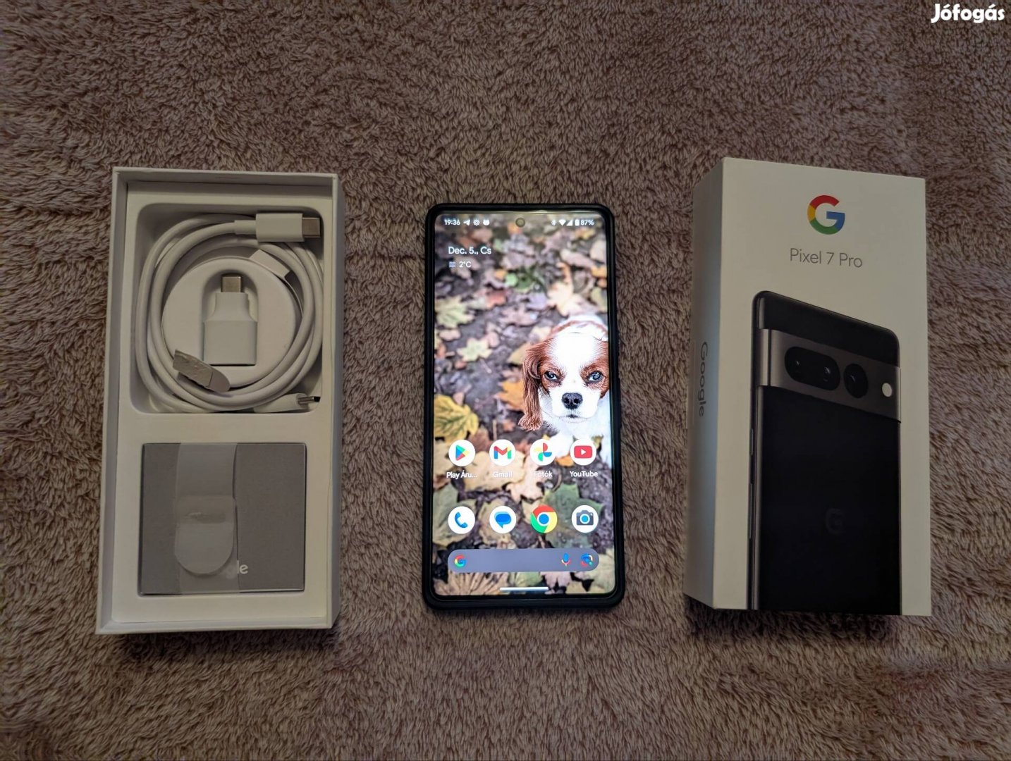 Újszerű Google Pixel 7 Pro, akár ajándéknak is kiváló 