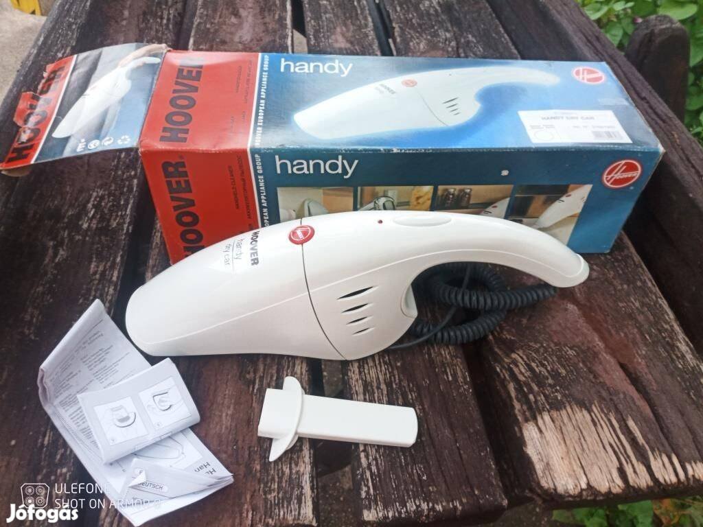 Újszerű Hoover Handy Dry Car autós szivargyújtós porszívó 12V mindenne