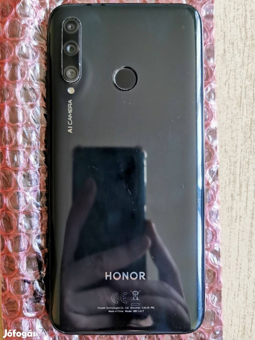 Újszerű Huawei Honor 20E 4/64 3 hónap garancia 6.21" IPS dual sim