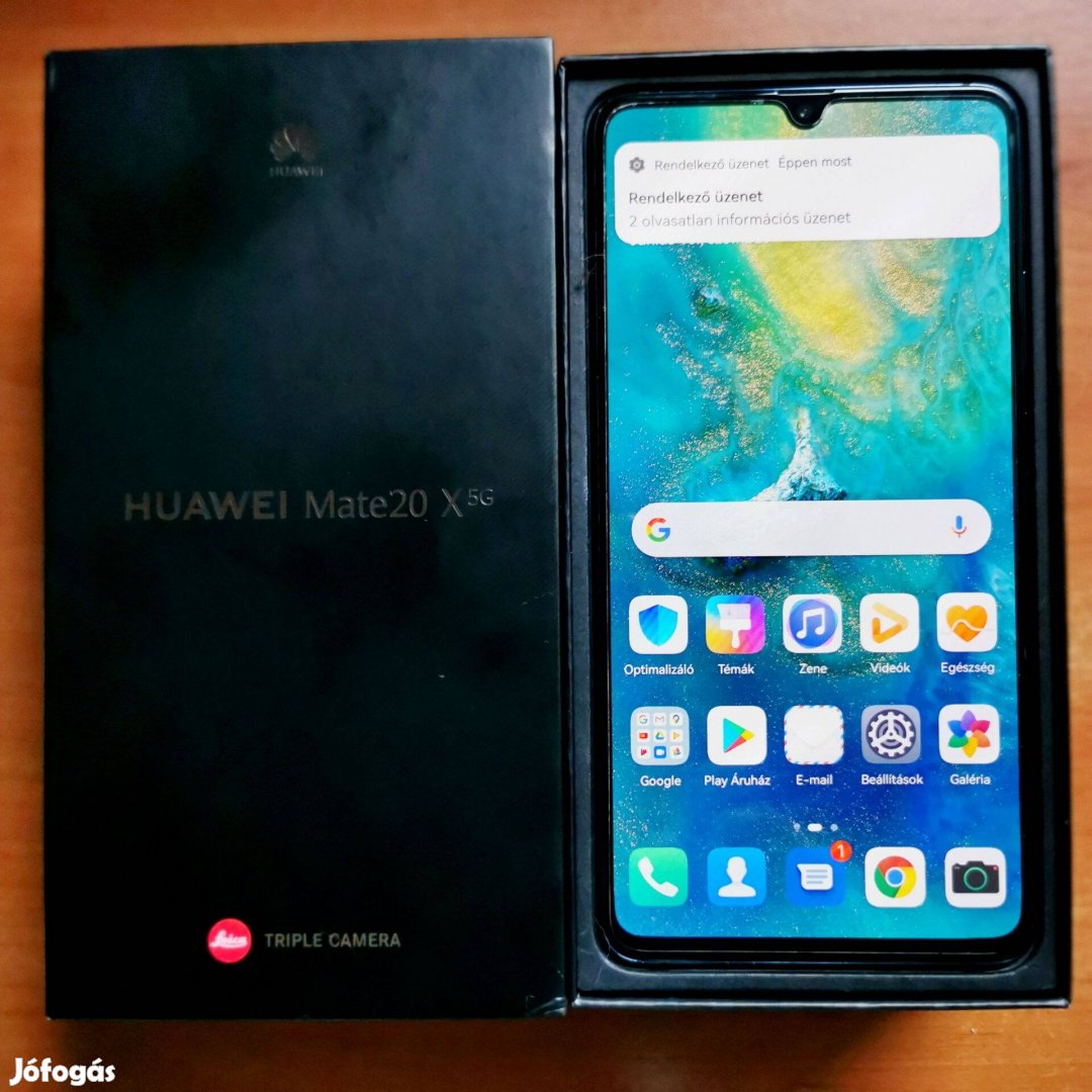 Újszerű Huawei Mate 20 X 5G 8/256 3 hónap garancia Leica 7.2" OLED 20x