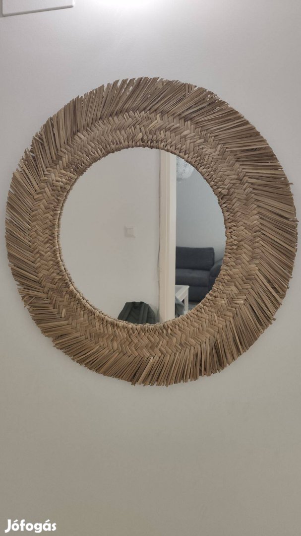 Újszerű Ikea Vrigstad rattan tükör eladó