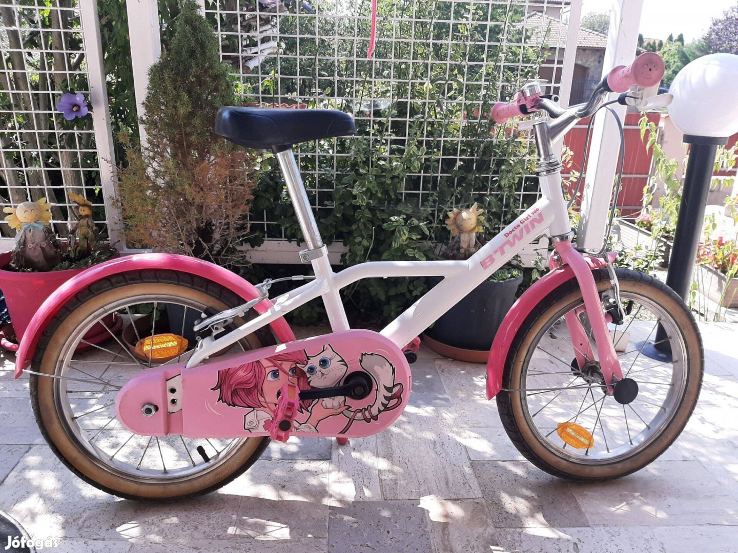 Újszerű Kislány bicikli 16- os Btwin decathlon