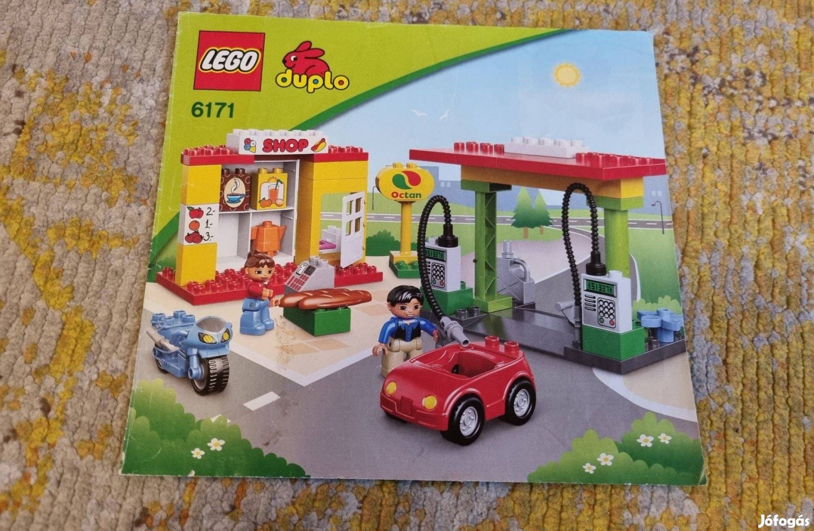 Újszerű Lego Duplo 6171 - Benzinkút (ritkaság!)