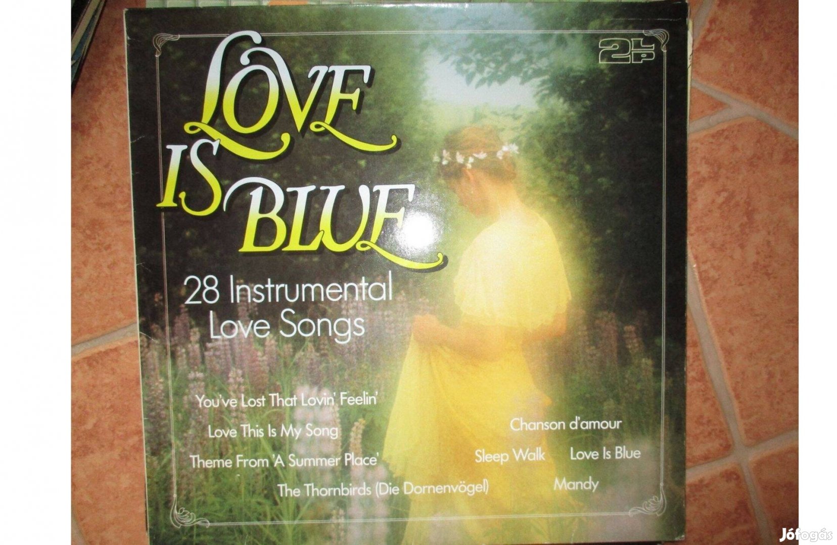 Újszerű Love is Blue dupla bakelit hanglemez album eladó