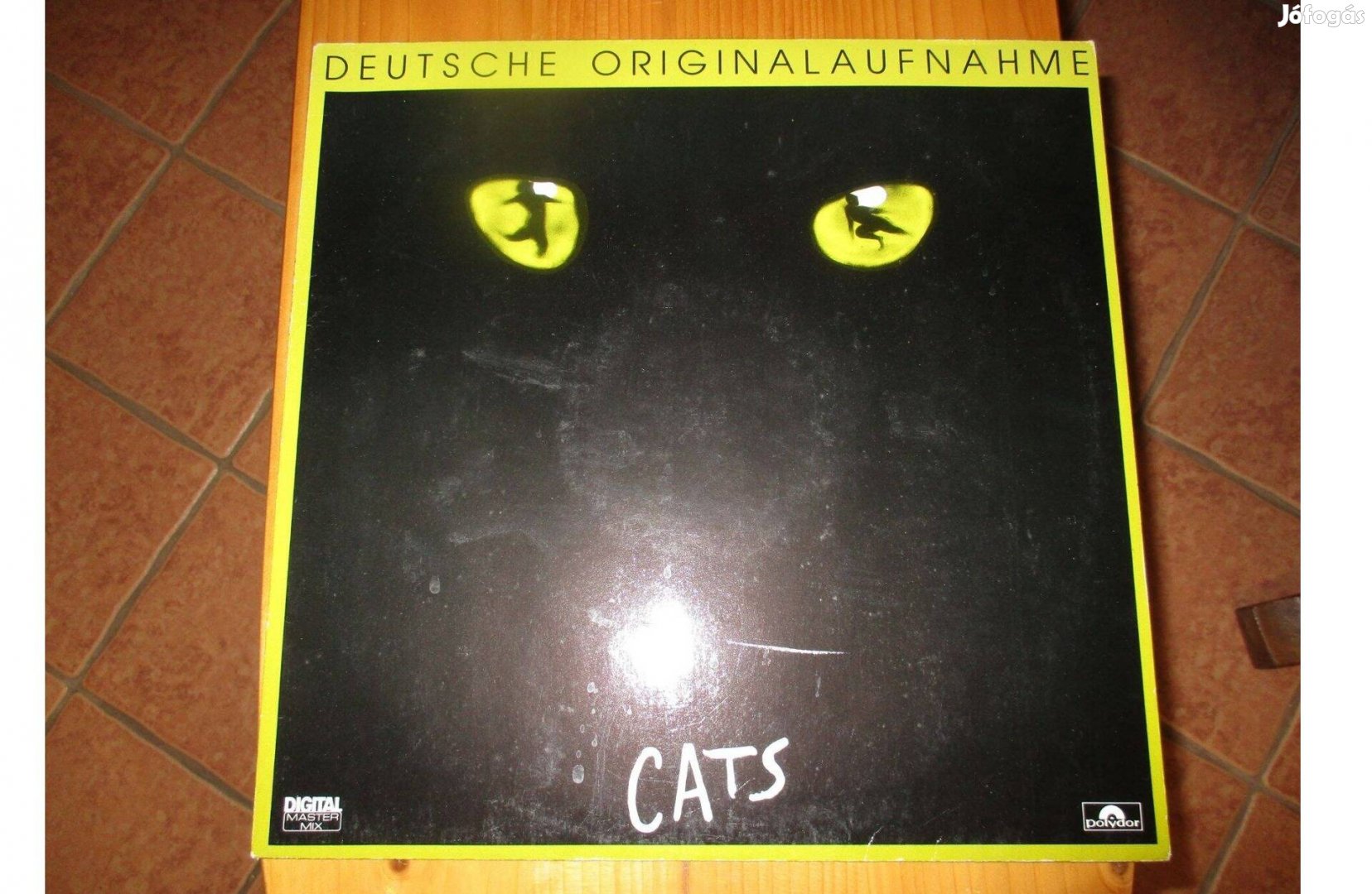 Újszerű Macskák (Cats német verzió) musical bakelit hanglemezen eladó