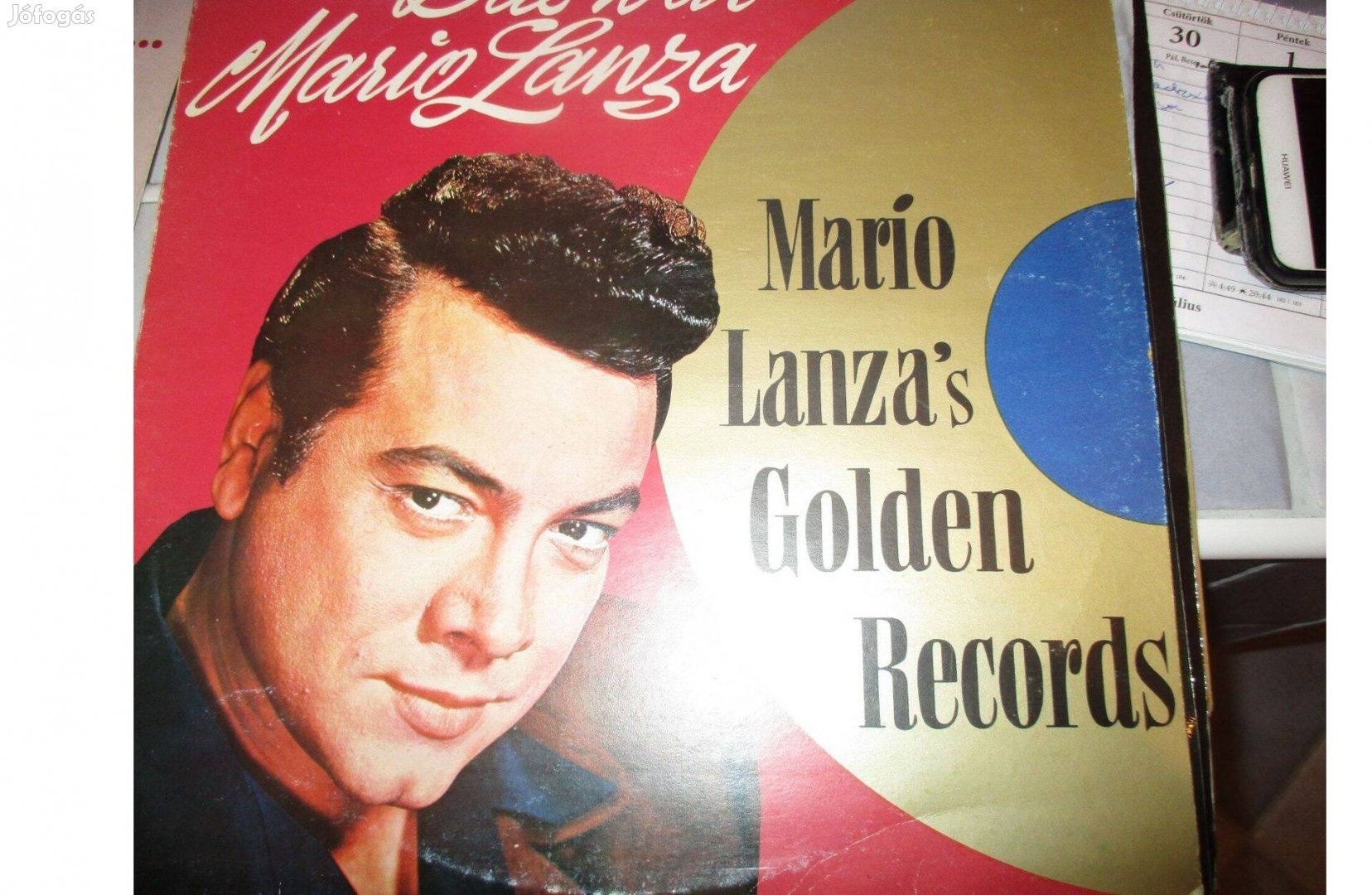 Újszerű Mario Lanza és Luciano Pavarotti bakelit hanglemezek eladók