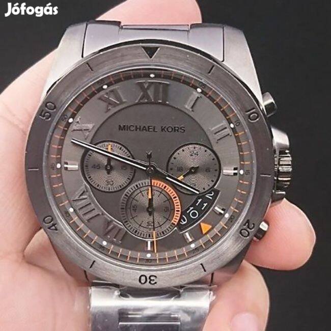 Újszerű Michael Kors Brecken gunmetal acél férfi óra - MK8465