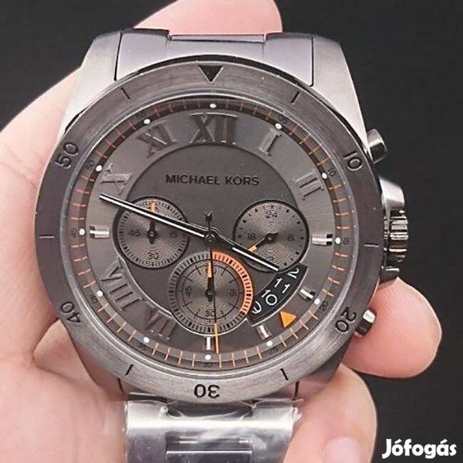 Újszerű Michael Kors Brecken gunmetal acél férfi óra - MK8465