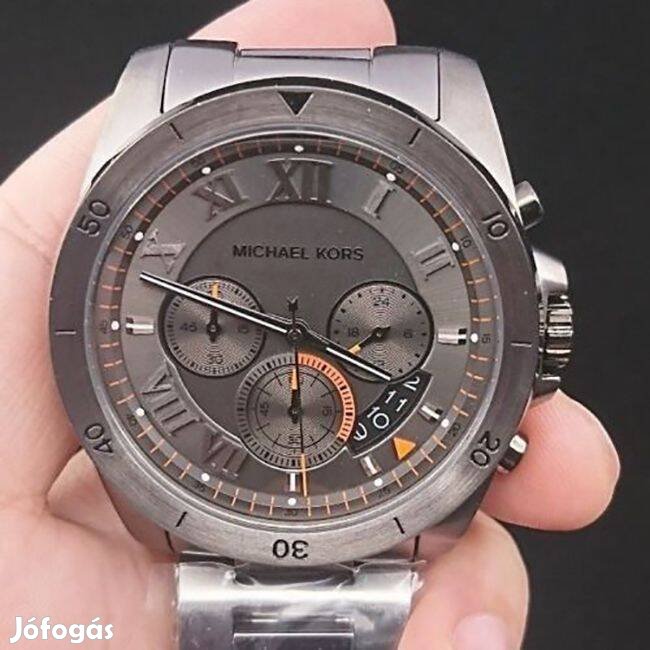 Újszerű Michael Kors Brecken gunmetal acél férfi óra - MK8465