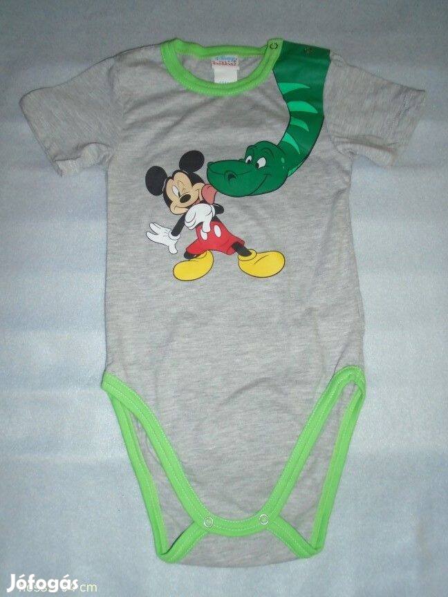 Újszerű Mickey egér mintás rövid ujjú body 4 évesre (méret 104)