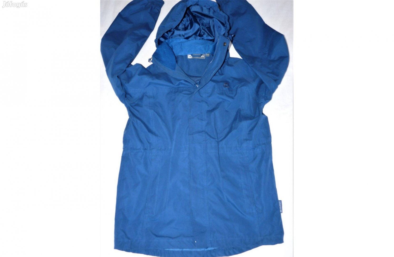 Újszerű Mountain Essentials outdoor vízhatlan kapucnis kék ffi kabát(M