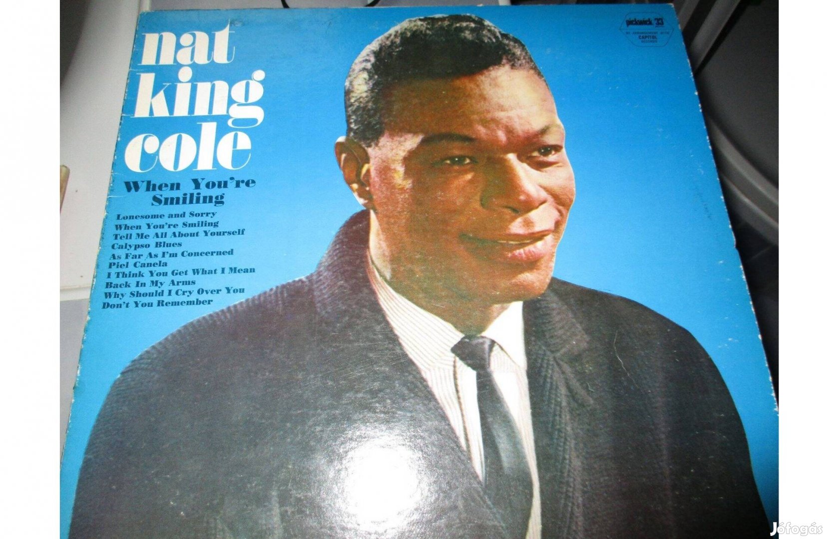 Újszerű Nat King Cole bakelit hanglemez eladó