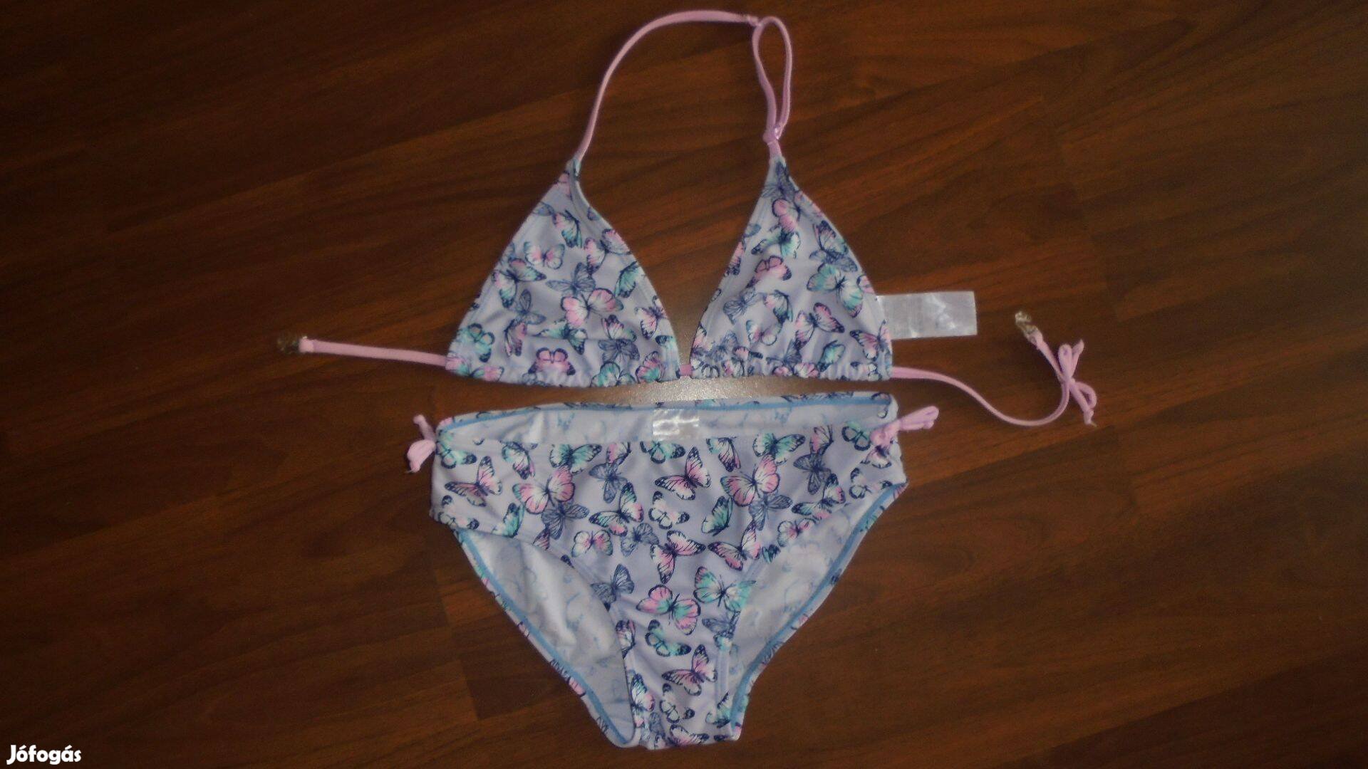 Újszerű Pepco lányka pillangós bikini fürdőruha 146 - 152