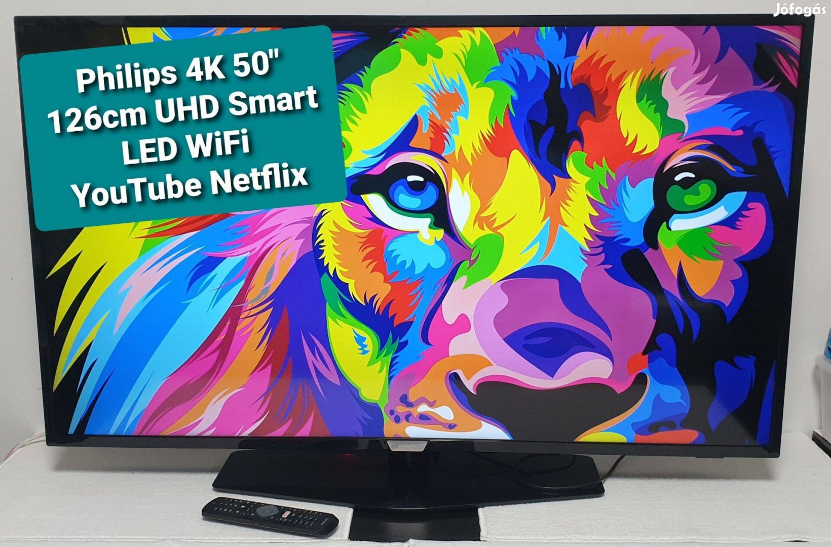 Újszerű Philips 4K Smart 50" 126cm WiFi UHD TV