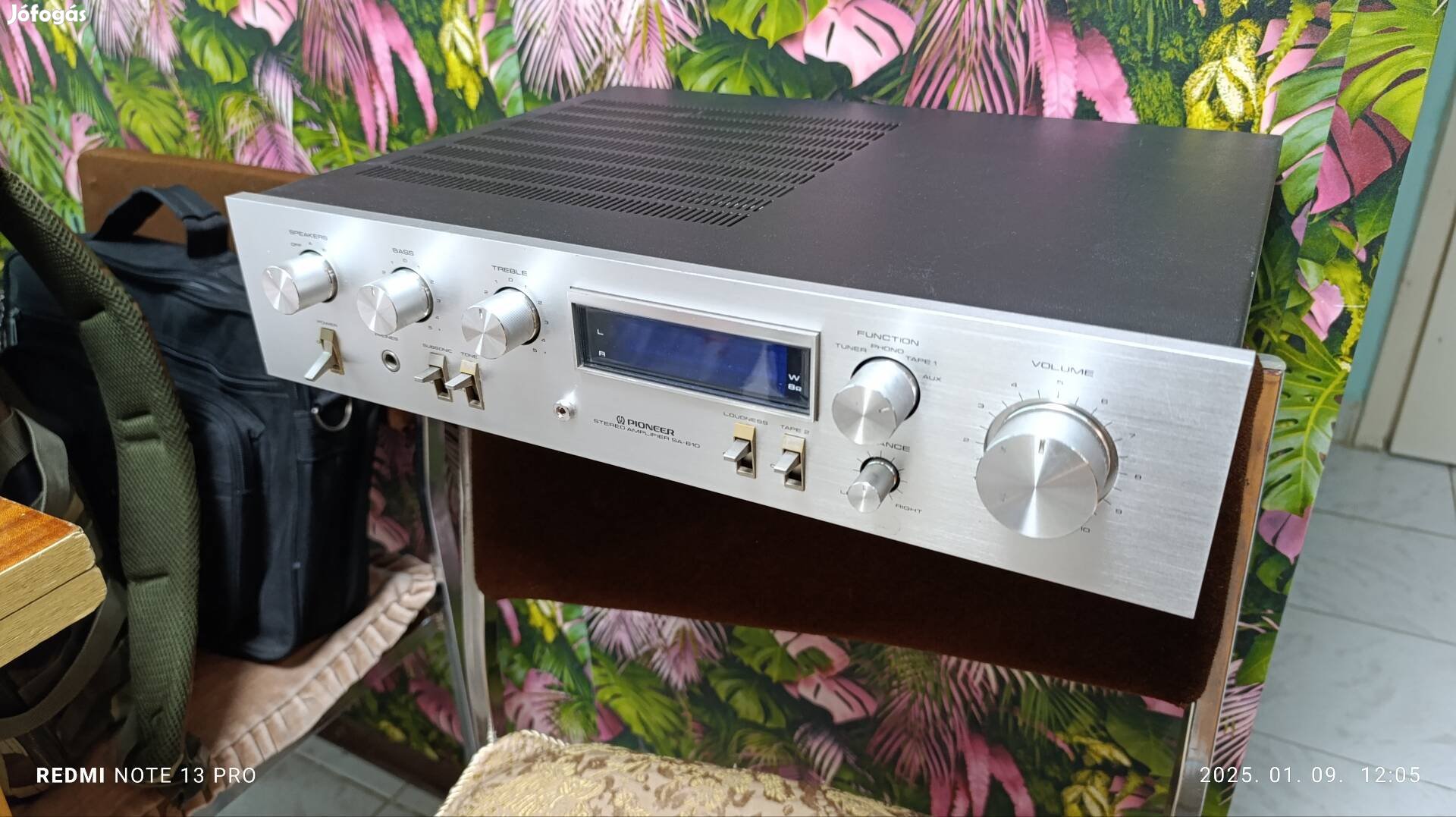 Újszerű Pioneer SA-510 (kék korszak) stereo erősítő 