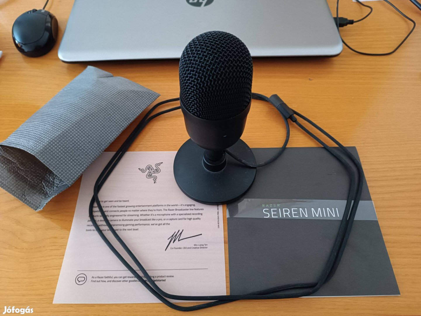 Újszerú Razer Seiren mini mikrofon