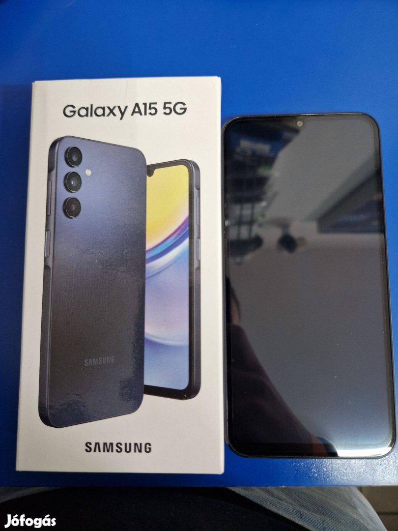 Újszerű Samsung A15 5G, 4GB RAM, 128GB ROM