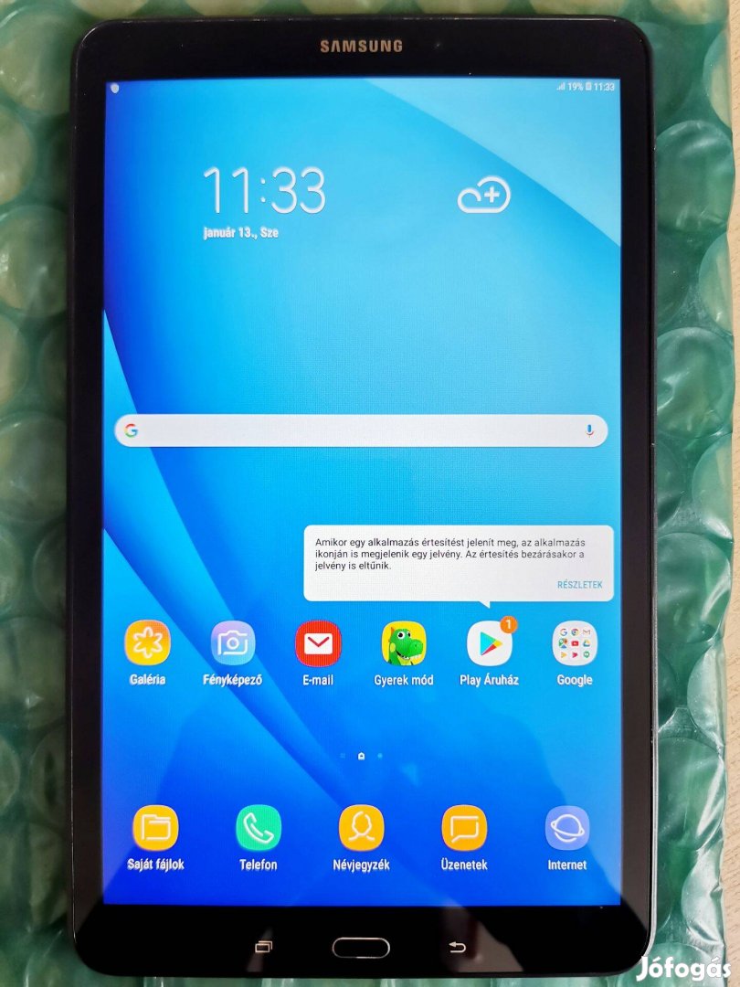 Újszerű Samsung Tab A 2016 4G 2/16 3 hónap garancia 10.1 tab tablet