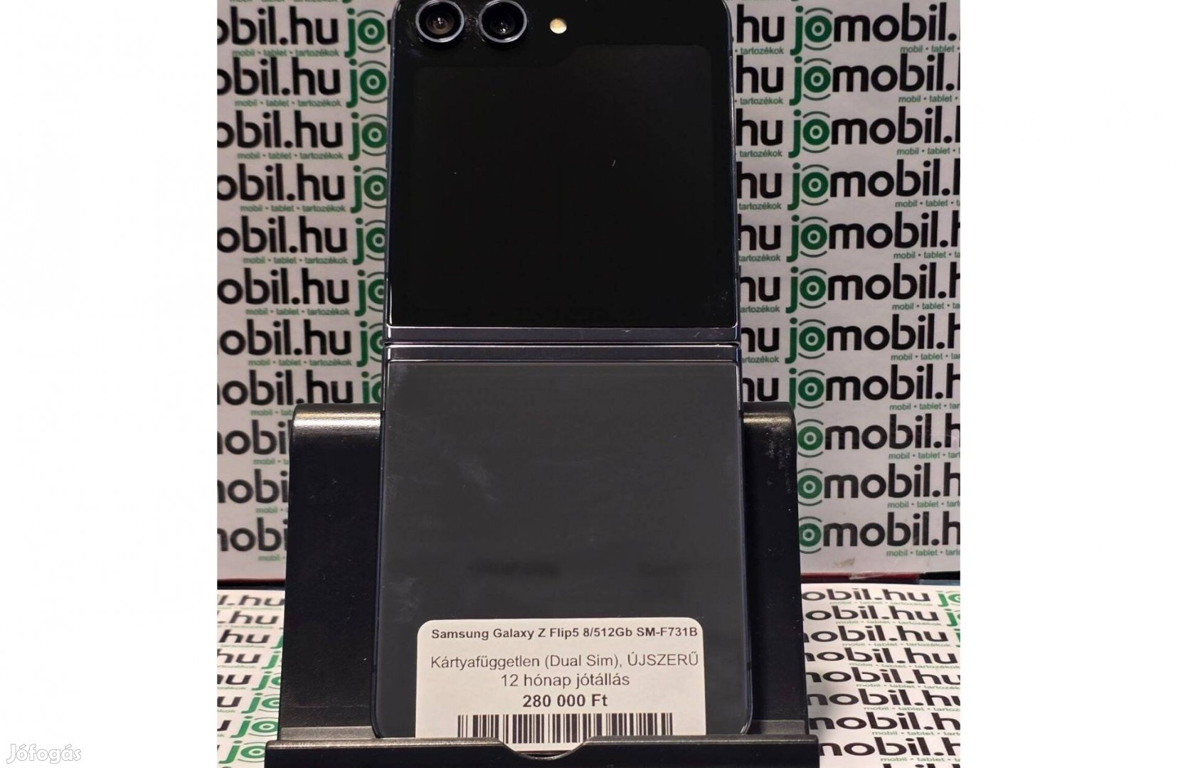 Újszerű Samsung Z Flip5 8/512GB összecsukható csúcs mobiltelefon