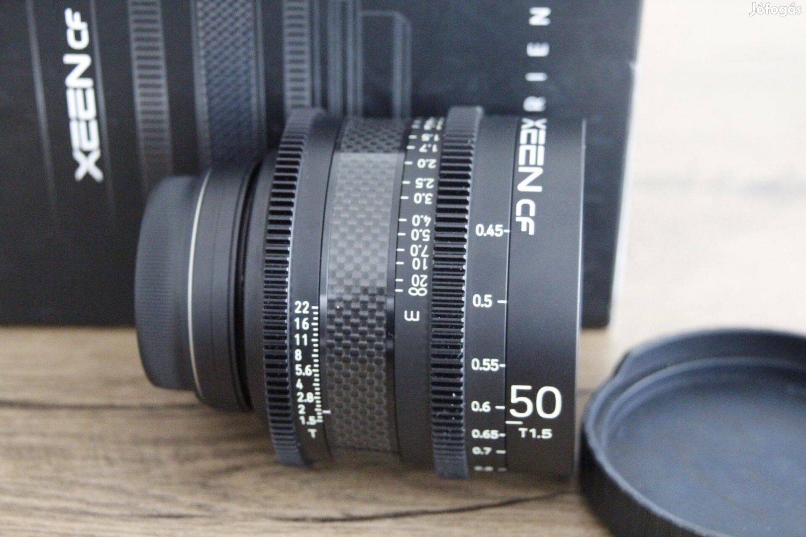 Újszerű Samyang Xeen CF 50mm T1.5 Canon objektív