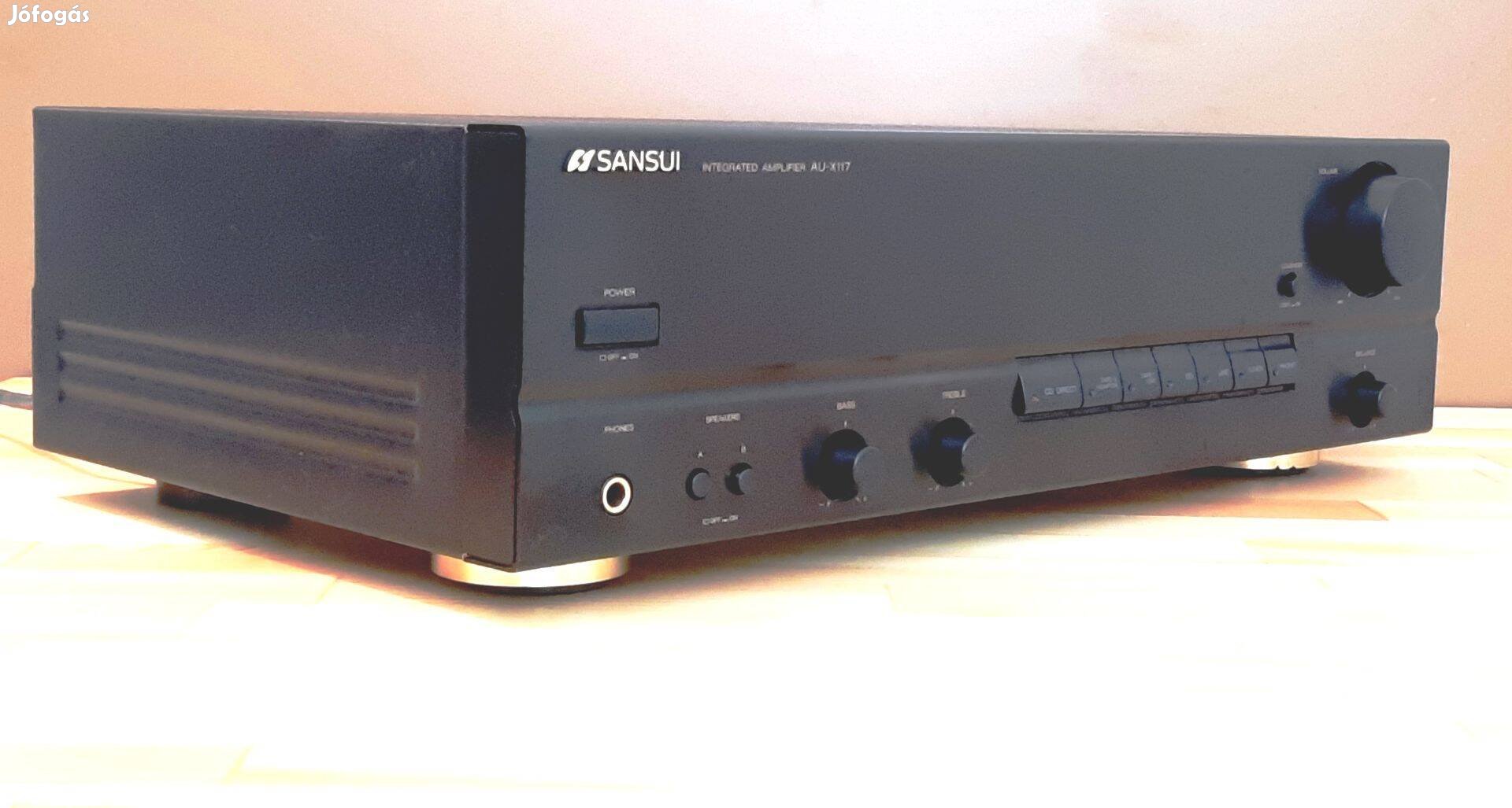 Újszerű Sansui AU-X117 sztereó erősítő