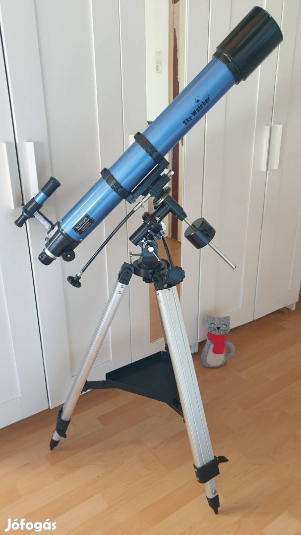 Újszerű Skywatcher 90/900 lencsés csillagász távcső csillagászati