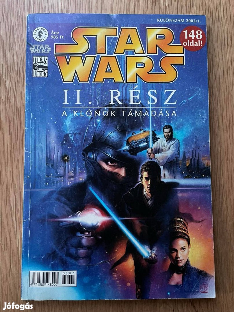 Újszerű Star Wars II. rész Klónok Támadása Képregény Különkiadás