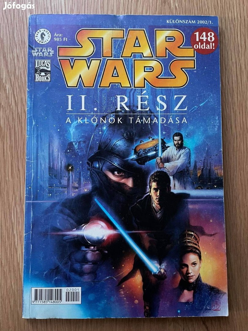 Újszerű Star Wars II. rész Klónok Támadása Képregény Különkiadás