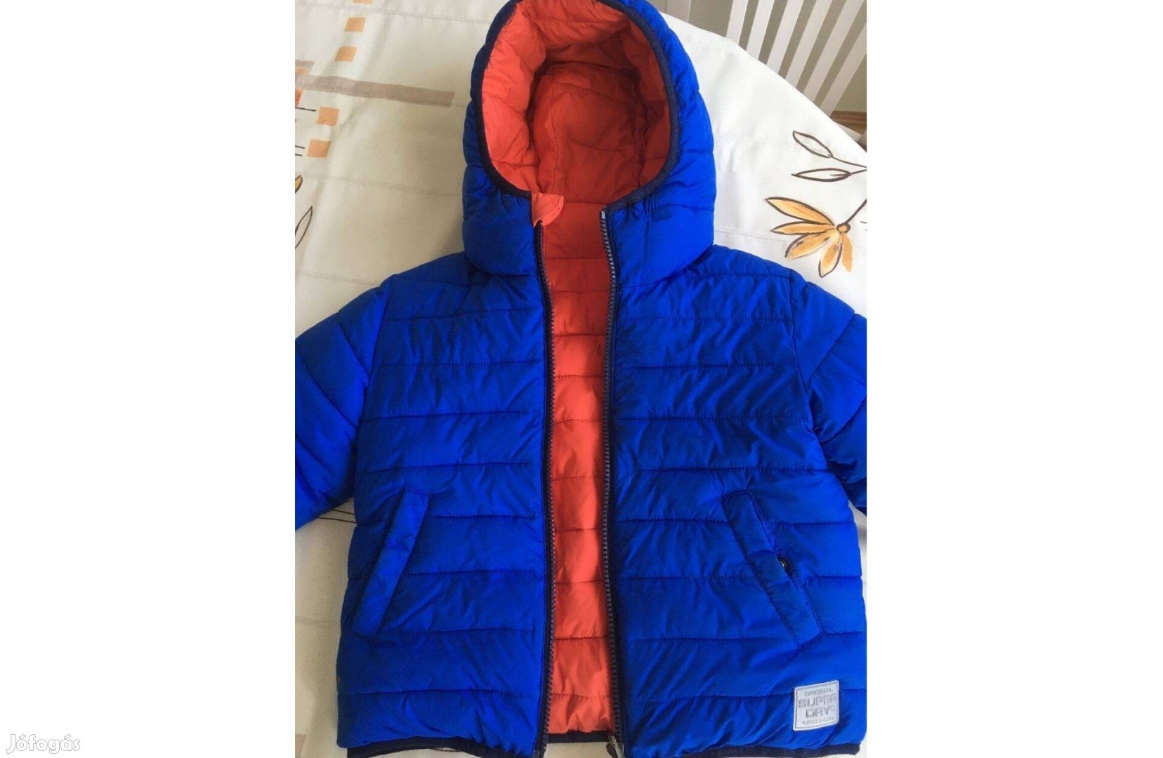 Újszerű Superdry téli fiú dzseki, kabát 116-os méret!