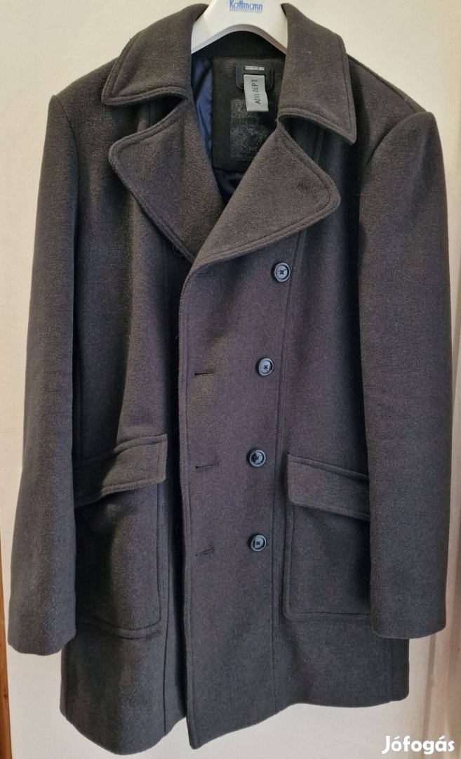 Újszerű Svájci férfi gyapjú téli 34es kabát 50es elegáns