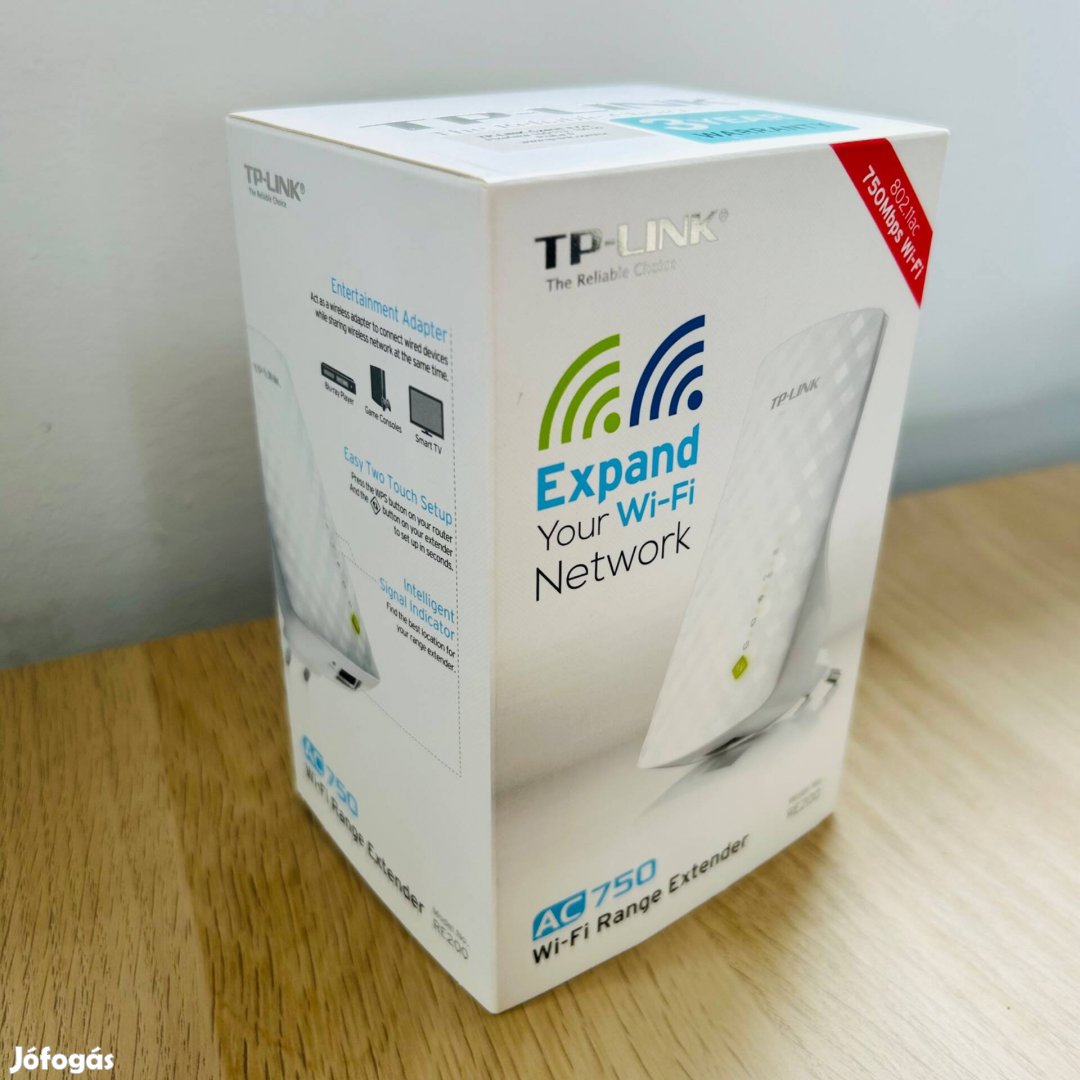 Újszerű TP-Link RE200 AC750 Dual Band jelerősítő