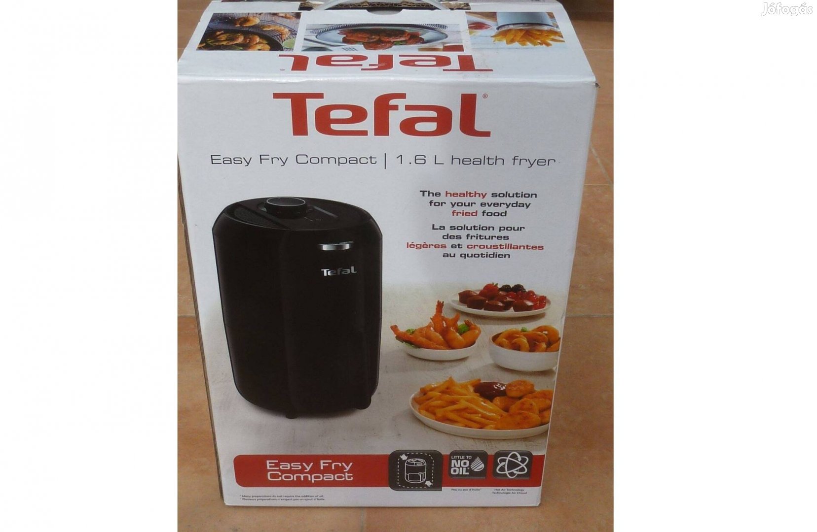 Újszerű Tefal Easy Fry forrólevegős légkeveréses sütő 1,6 liter