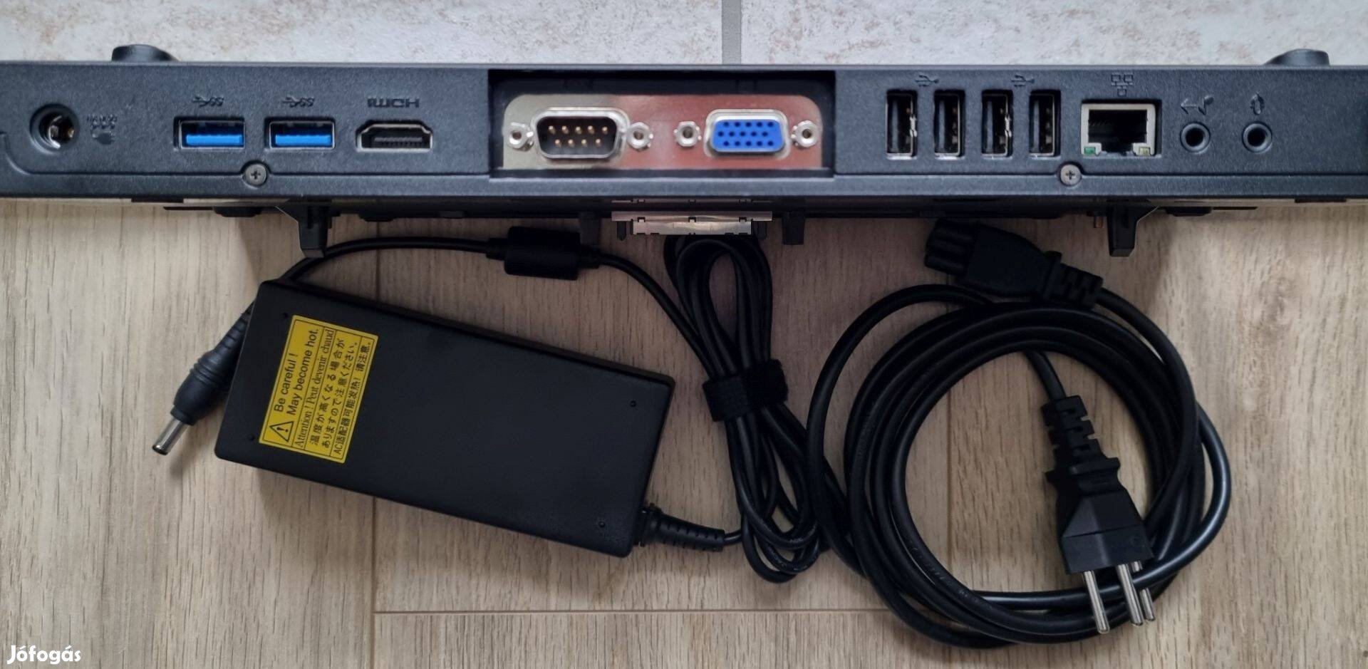 Újszerű Toshiba Portege dokkoló port replikátor + áramadapter töltő
